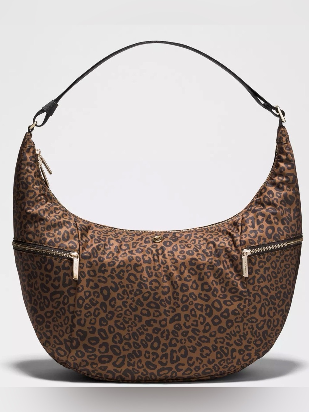 Lululemon Brown Leopard Print Sling Bag 13L